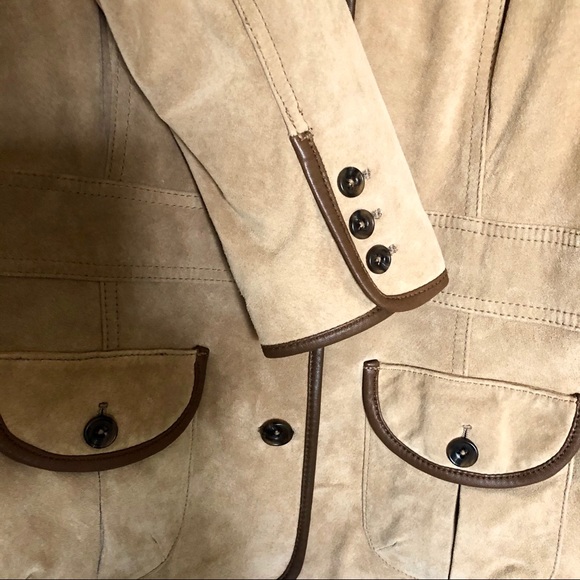 Vintage 1990s Seattle Suede Eddie Bauer Jacket , L - Picture 3 of 8